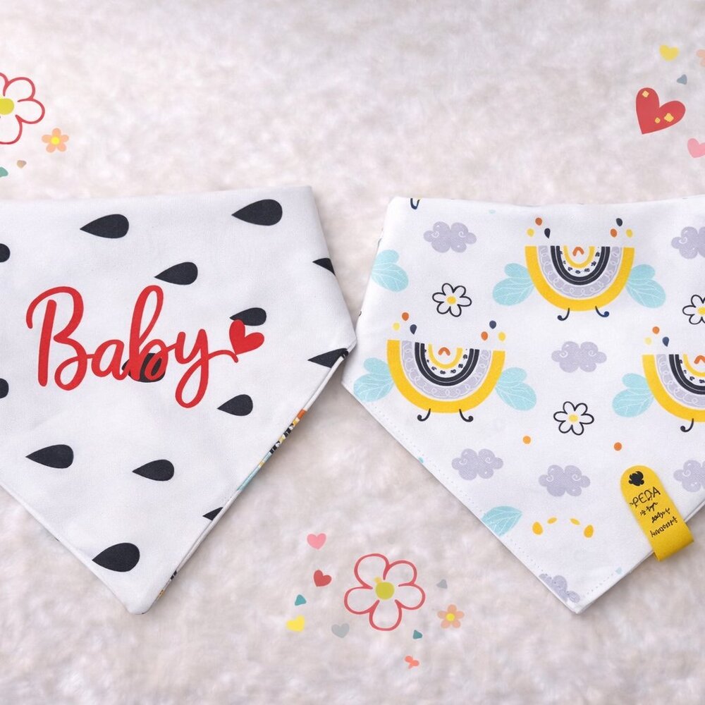 Handmade Reversible Dog Bandana – Fits Up to 12" Neck